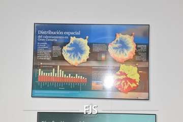  Telde da acogida a la exposición sobre los efectos del cambio climático en Canarias/TA.